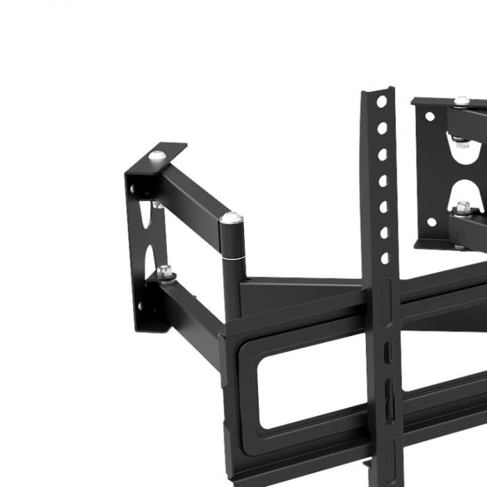 Klip Xtreme KPM-935 - Abrazadera - para pantalla plana - acero de calibre pesado - negro - tamaño de pantalla: 32"-65" - se puede instalar en la pared