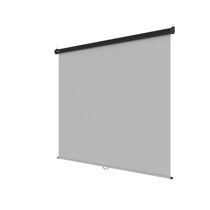 Klip Xtreme KPS-303 - Pantalla de proyección - instalable en el techo, instalable en pared - 100" (254 cm) - 4:3 - Matte White - blanco