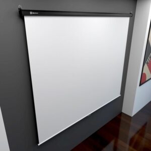 Klip Xtreme KPS-303 - Pantalla de proyección - instalable en el techo, instalable en pared - 100" (254 cm) - 4:3 - Matte White - blanco