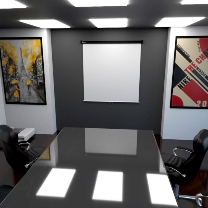 Klip Xtreme KPS-502 - Pantalla de proyección - instalable en el techo, instalable en pared - motorizado - 100" (254 cm) - 4:3 - Matte White - blanco