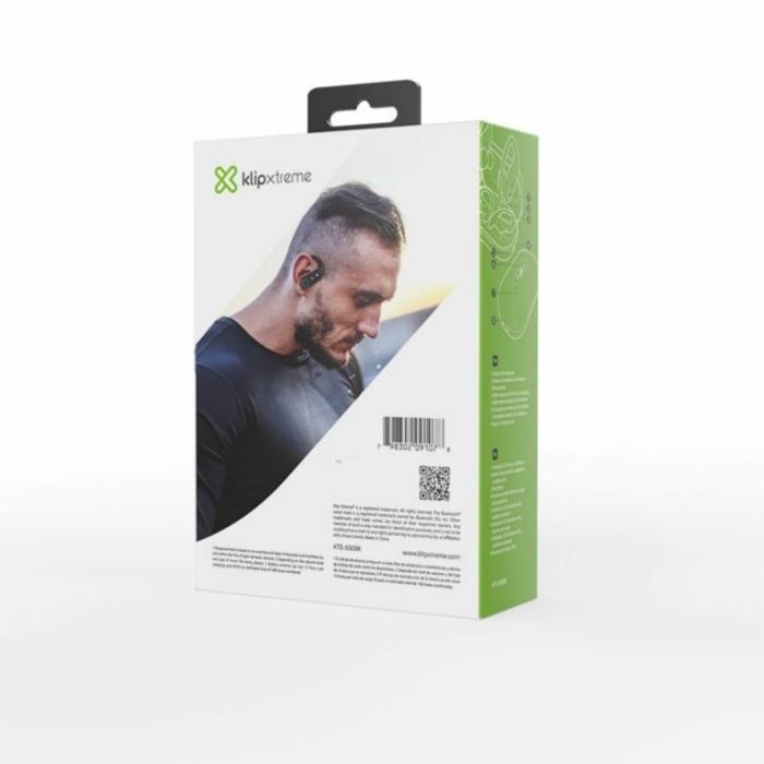 Klip Xtreme - KTE-500BK - Earphones - Para Home audio / Para Portable electronics / Para Tablet / Para Cellular phone - Wireless - TWS 108Hr Negros