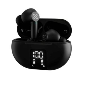 Klip Xtreme - True wireless earphones - Para Phone / Para Portable electronics / Para Tablet - Wireless - 22Hrs ANC Black