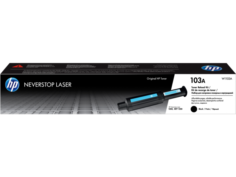 HP 103A Reload Kit - Negro - recarga de tóner - para Neverstop 1001; Neverstop Laser 1000, MFP 1200