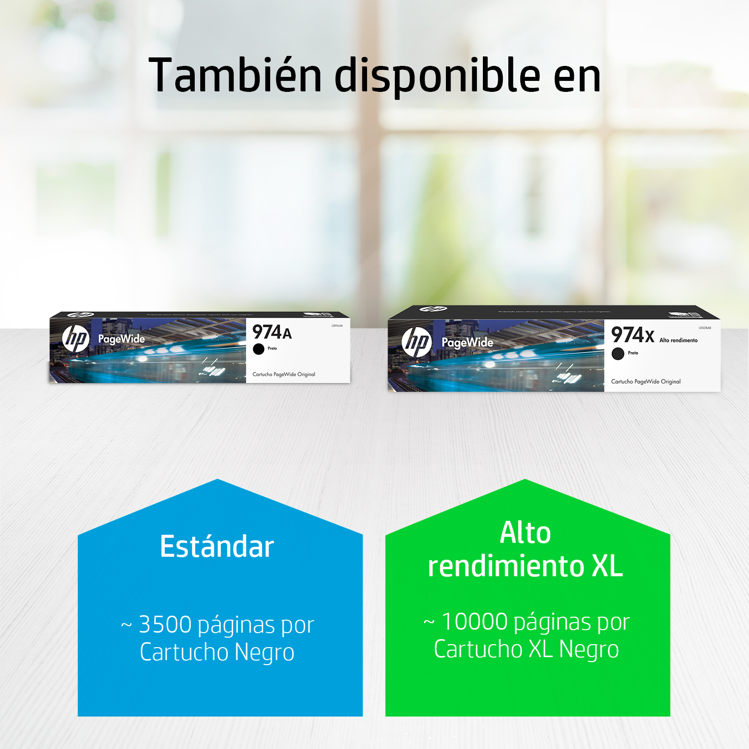 Tinta HP 974A Negro Pagewide Original (L0R96AL) Para HP Pagewide Pro 477dw, 577dw, 452dw, 552dw