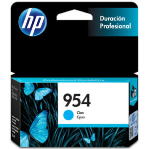 Cartucho de tinta HP 954 Cian Original (L0S50AL) Para HP Deskjet 7740, 7720, 8710, 8720, 8730, 8210