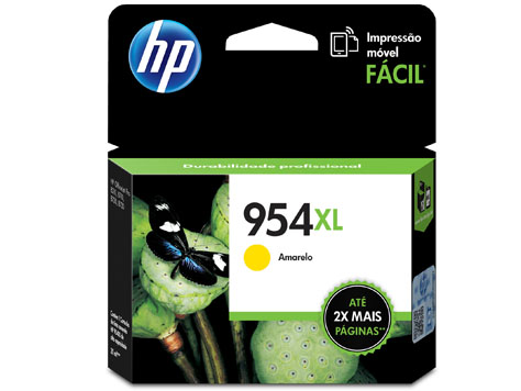 Cartucho de tinta HP 954XL Amarillo Original (L0S68AL) Para HP Deskjet 7740, 7720, 8710, 8720, 8730, 8210