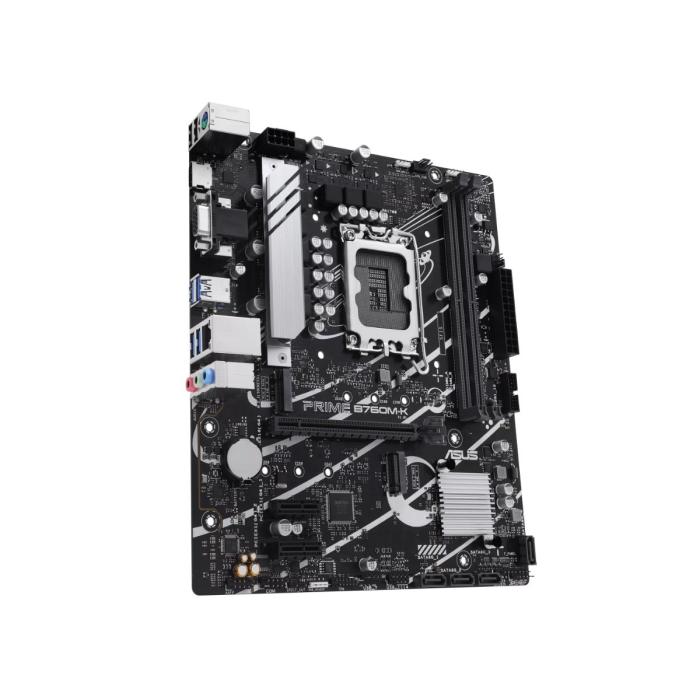 ASUS - PRIME B760M-K - Motherboard - Micro ATX - LGA1700 Socket - Intel B760 - para Core i7 / para Core i5 / para Core i3 / para Celeron / para Pentium