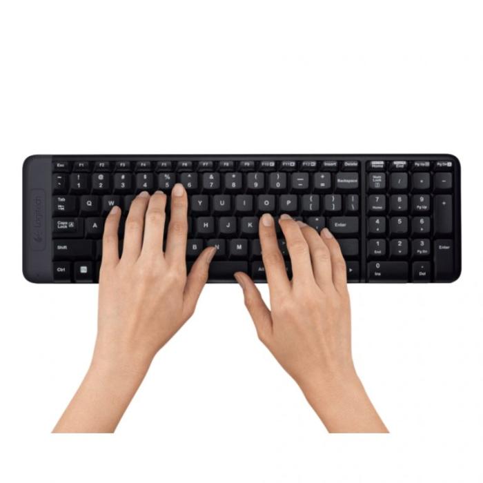 Logitech Wireless Combo MK220 - Juego de teclado y ratón - 2.4 GHz - Español