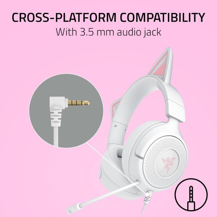 Razer Kraken - Kitty V3 X - Headset - Wired - RZ04-05350300-R3U1