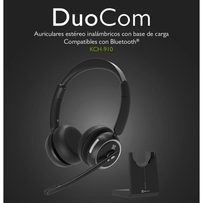 Klip Xtreme - Headset - Para Conference / Para Home audio - Wireless - KCH-910