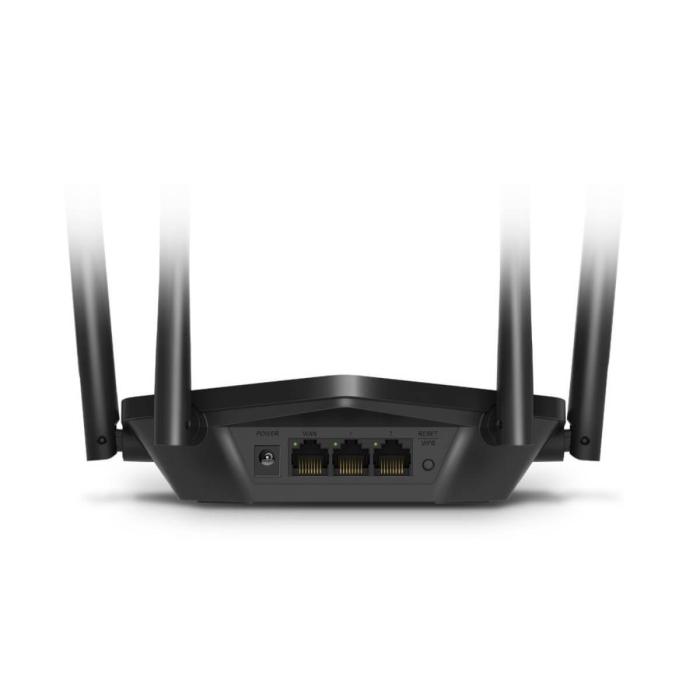 Mercusys MR60X V2 - Enrutador inalámbrico conmutador de 2 puertos - 1GbE - Wi-Fi 6 - Doble banda
