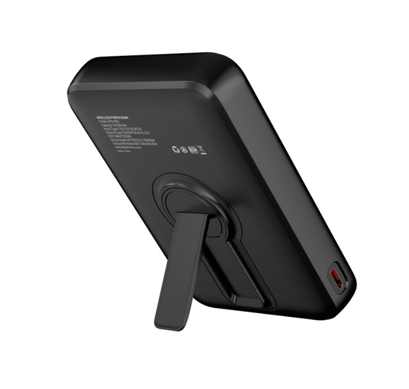 Klip Xtreme - Power bank - 24 pin USB-C - 4 pin USB Type A / 24 pin USB-C - Lithium polymer - Para Universal - Display Wireless Charging