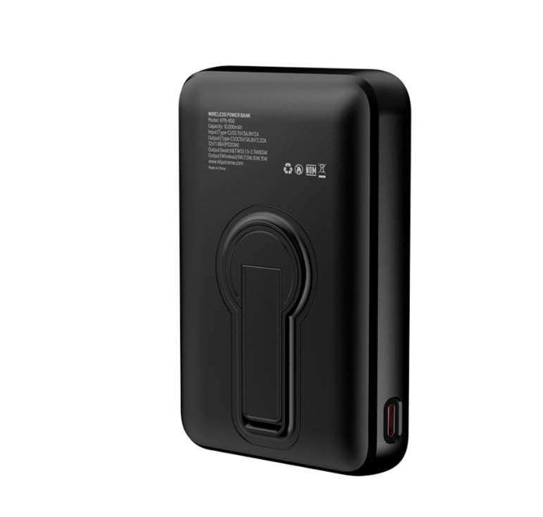 Klip Xtreme - Power bank - 24 pin USB-C - 4 pin USB Type A / 24 pin USB-C - Lithium polymer - Para Universal - Display Wireless Charging