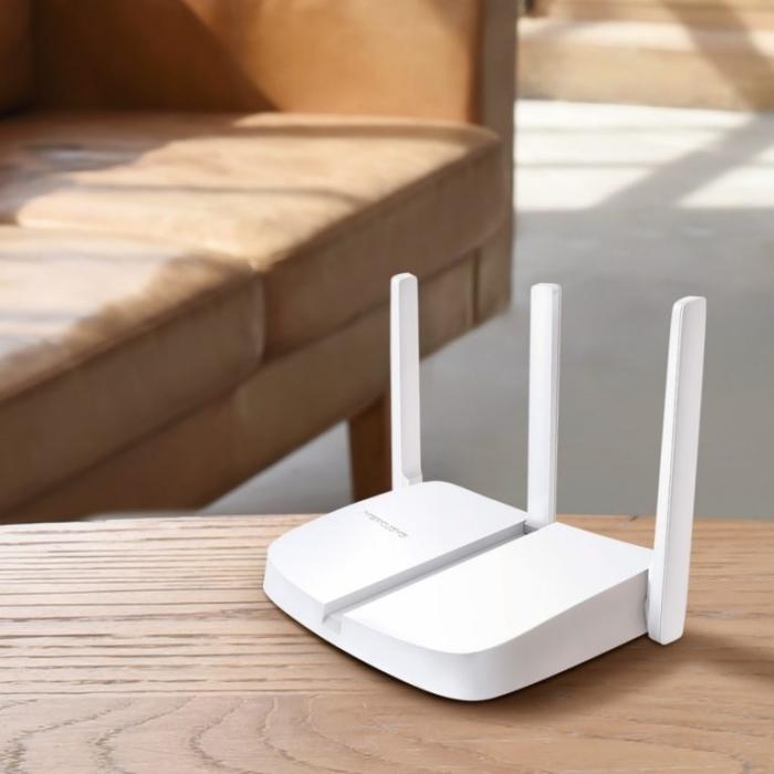 Mercusys MW306R V1 - Enrutador inalámbrico conmutador de 3 puertos - Wi-Fi - 2,4 GHz