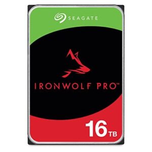 Seagate IronWolf Pro ST16000NT001 - Disco duro - 16 TB - interno - 3.5" - SATA 6Gb/s - 7200 rpm - búfer: 256 MB - con Recuperación de datos Seagate Rescue de 3 años