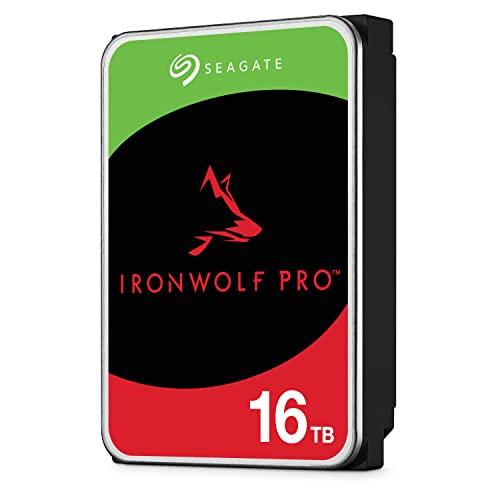 Seagate IronWolf Pro ST16000NT001 - Disco duro - 16 TB - interno - 3.5" - SATA 6Gb/s - 7200 rpm - búfer: 256 MB - con Recuperación de datos Seagate Rescue de 3 años