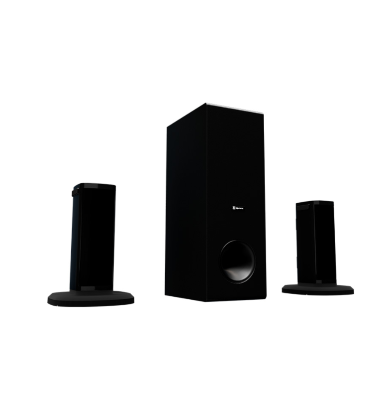 Klip Xtreme - Sound bar - Black - 5.1ch Wireless Subwoofer