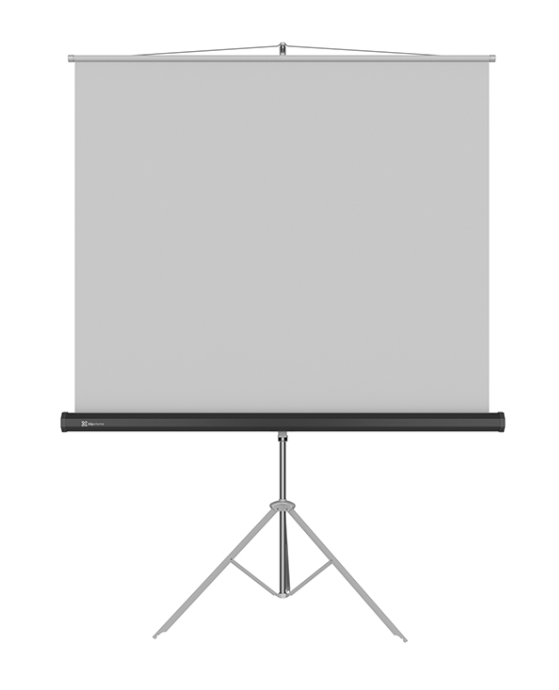 Klip Xtreme KPS-104 - Pantalla de proyección con trípode - 120" (305 cm) - 4:3 - Blanco mate - blanco