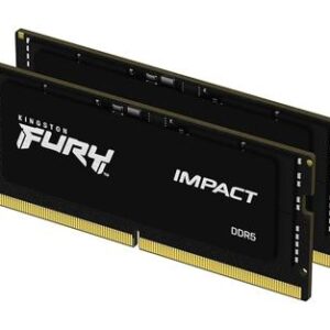 Memoria RAM Kingston FURY Impact  DDR5 32GB, SO DIMM de 262 contactos, 4800 MHz / PC5-38400, CL38
