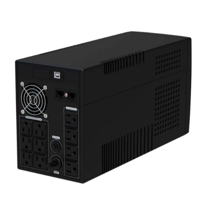 Forza - UPS - Line interactive - 1200 Watt - 2400 VA - AC 110/120 V - USB Software
