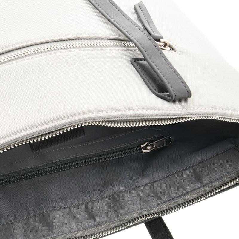 Klip Xtreme - Notebook carrying case and handbag - 15.6" - 1200D polyester - Beige/White - Ladies Bag