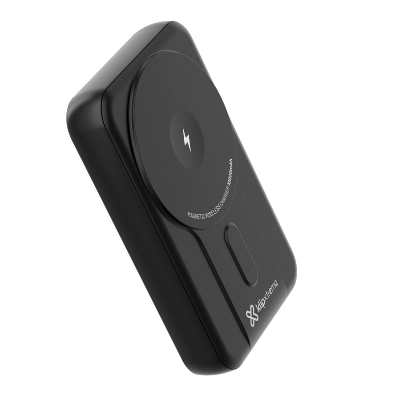 Klip Xtreme - Power bank - 24 pin USB-C - Lithium polymer - Para Smartphones - Wireless Charg 10.000 mAh