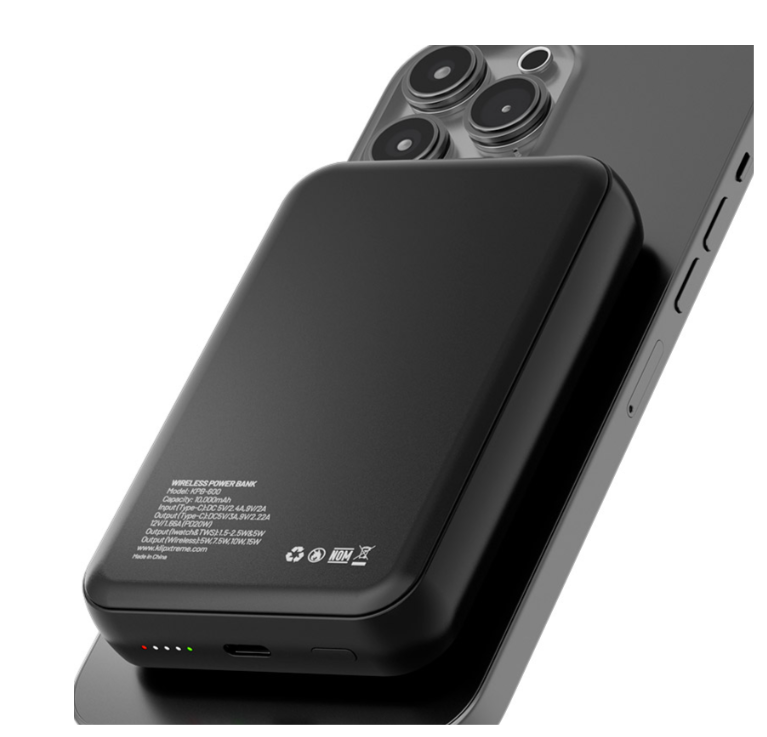 Klip Xtreme - Power bank - 24 pin USB-C - Lithium polymer - Para Smartphones - Wireless Charg 10.000 mAh