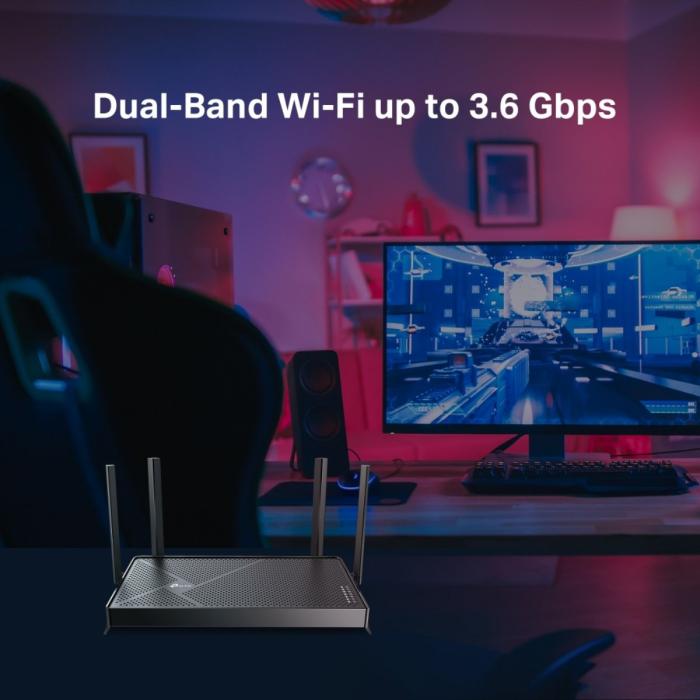 TP-Link - BE3600 Dual-Band Wi-Fi 7 Route