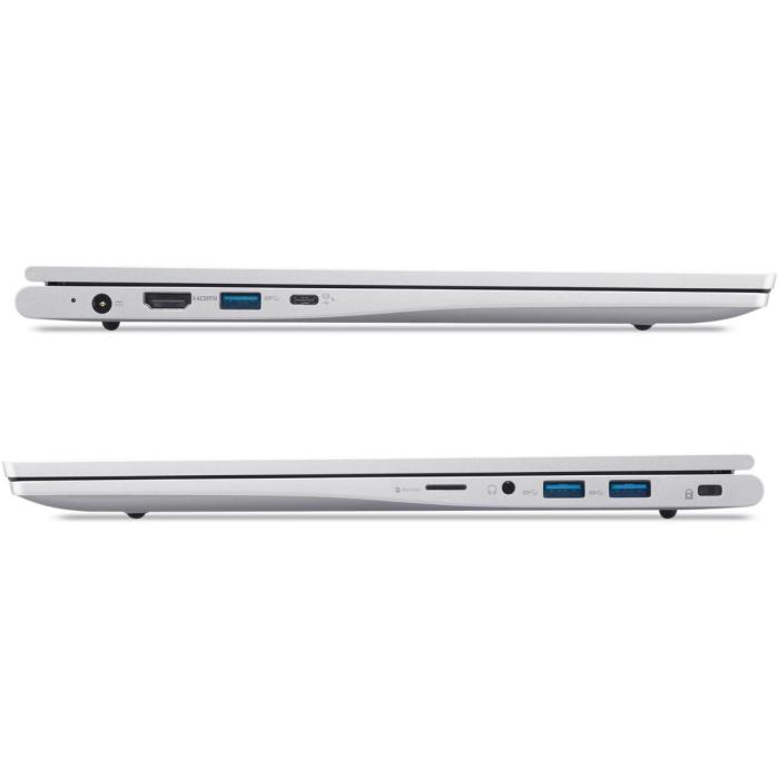 Acer Aspire Lite - Notebook - 15" - AMD Ryzen 5 6600H / 4.3 GHz - 16 GB - DDR5 SDRAM - 512 GB SSD - AMD Radeon - Windows 11 Home - Silver Spa