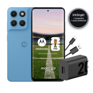 Motorola - 4 GB G17 - Smartphone - Android - 256 GB - Alaskan Blue - Touch - XT2623-1