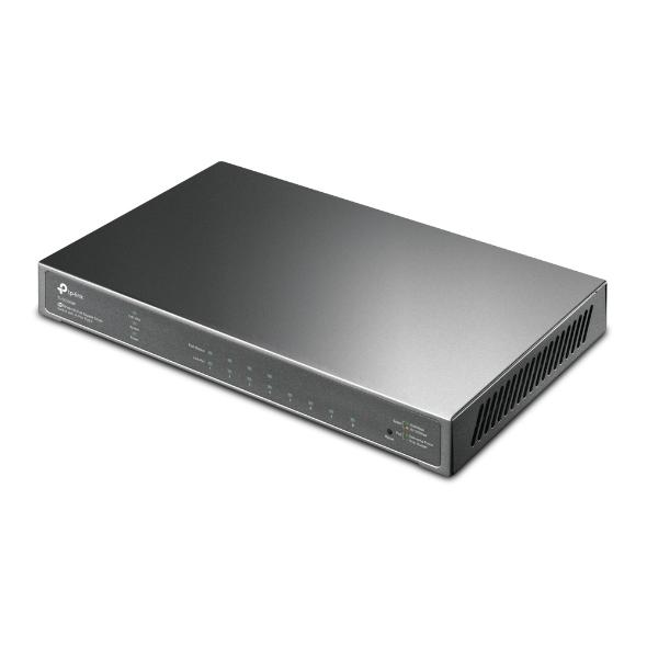 TP-Link JetStream TL-SG2008P - V1 - conmutador - inteligente - 4 x 10/100/1000 + 4 x 10/100/1000 (PoE+) - sobremesa - PoE+ (62 W)