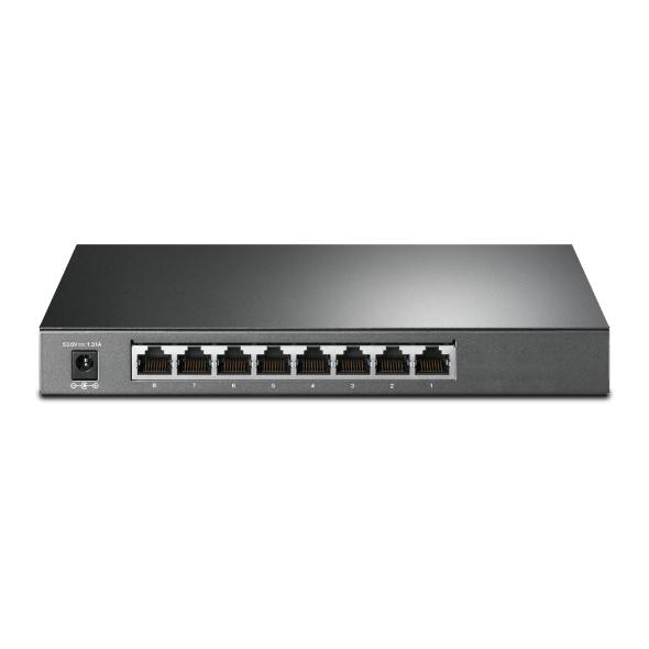 TP-Link JetStream TL-SG2008P - V1 - conmutador - inteligente - 4 x 10/100/1000 + 4 x 10/100/1000 (PoE+) - sobremesa - PoE+ (62 W)