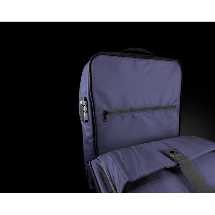 Primus Gaming - Notebook carrying backpack - 17" - 100% polyester - black and purple