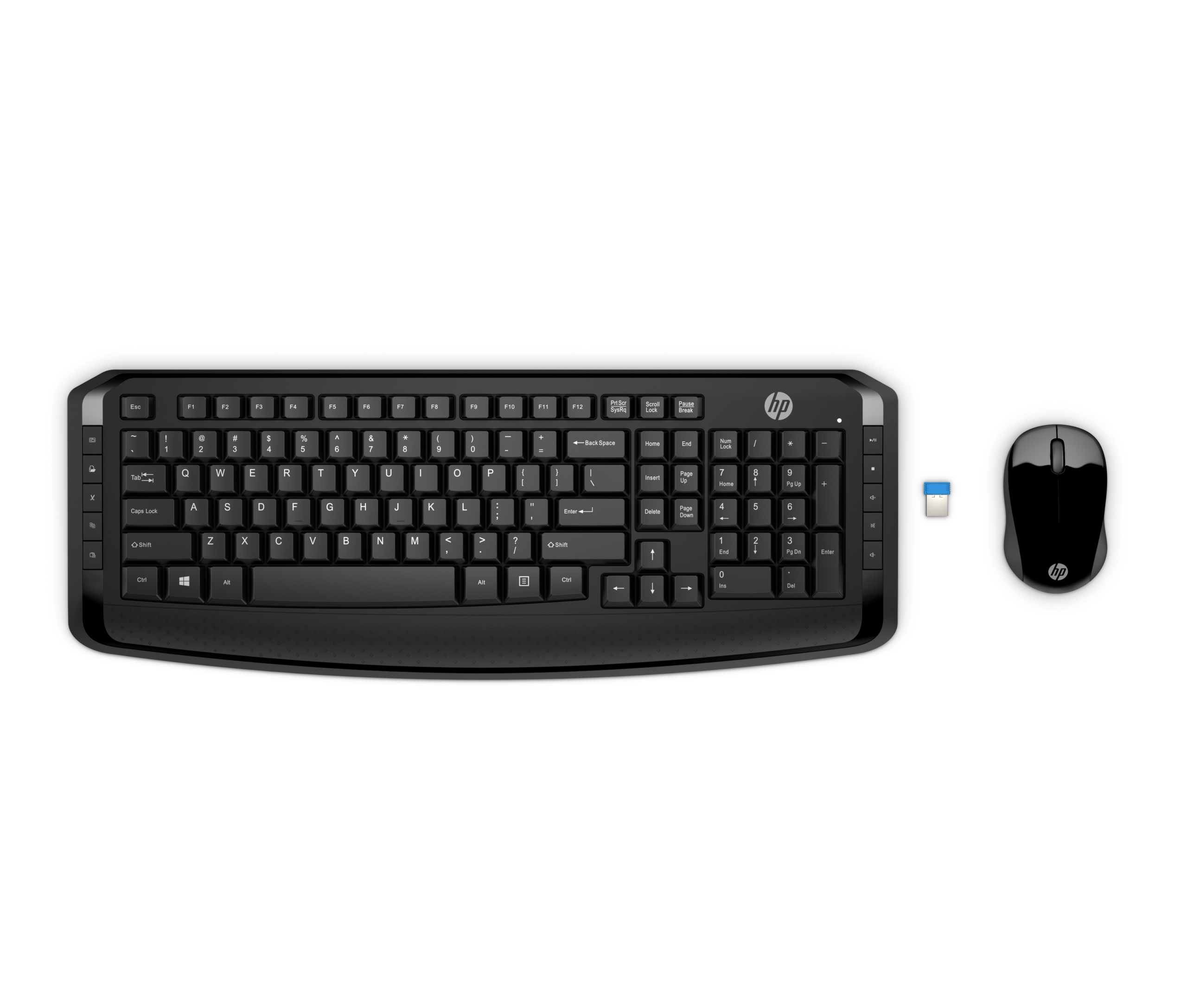 HP 300 - Juego de teclado y ratón - inalámbrico - Latinoamérica