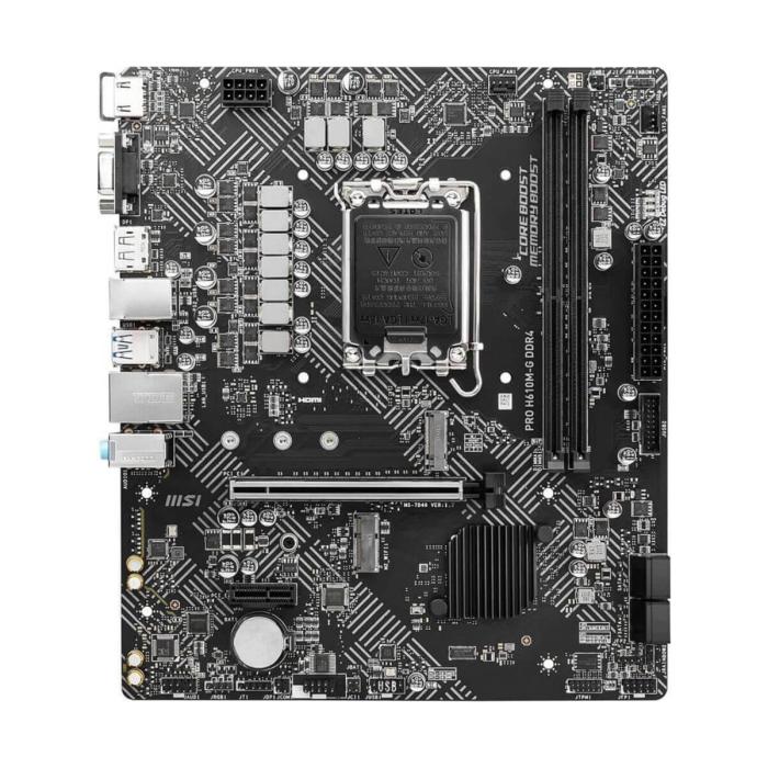 MSI - 824142357712 - Motherboard - Micro ATX - LGA1700 Socket - Intel H610 - para Core i9 / para Core i7 / para Core i5 / para Core i3 / para Celeron / para Pentium - Intel HD Graphics