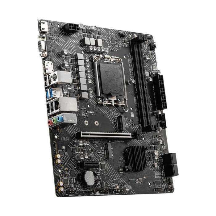 MSI - 824142357712 - Motherboard - Micro ATX - LGA1700 Socket - Intel H610 - para Core i9 / para Core i7 / para Core i5 / para Core i3 / para Celeron / para Pentium - Intel HD Graphics
