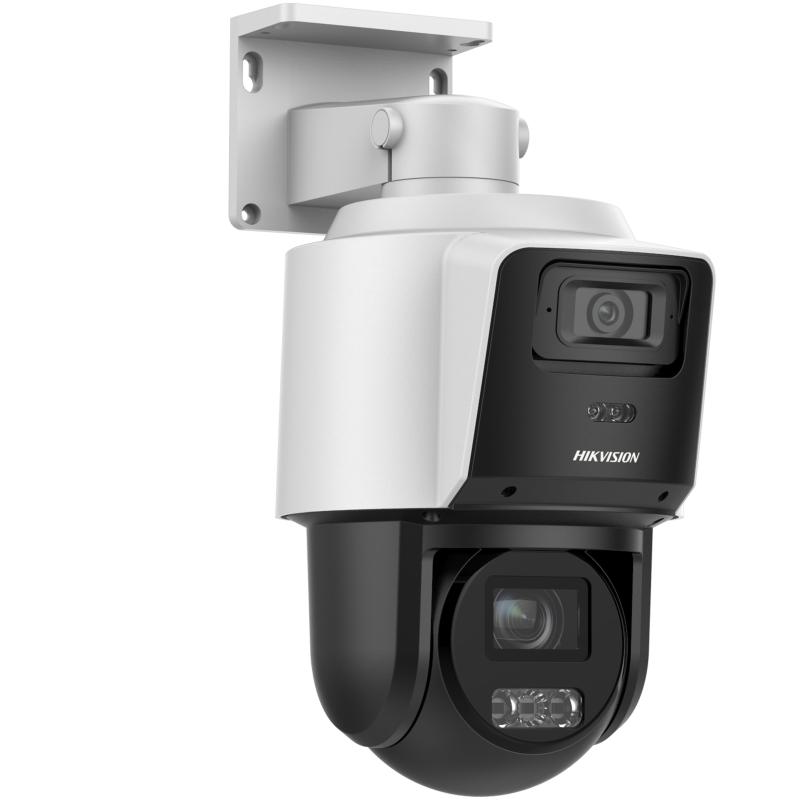 Hikvision - Surveillance camera - Indoor / Outdoor - 4MP+4MP 4X POE PTZ
