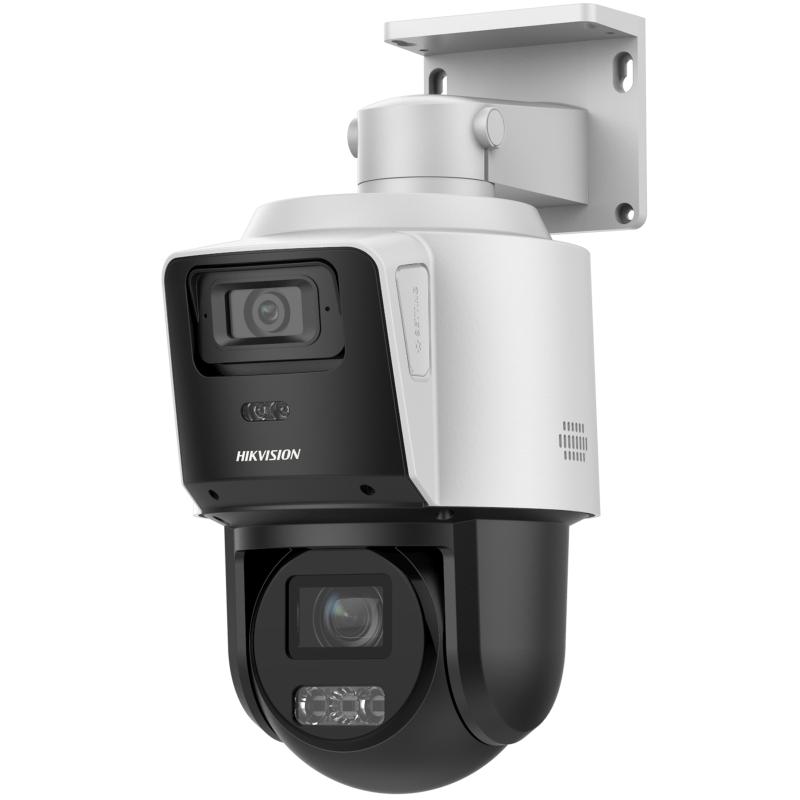Hikvision - Surveillance camera - Indoor / Outdoor - 4MP+4MP 4X POE PTZ