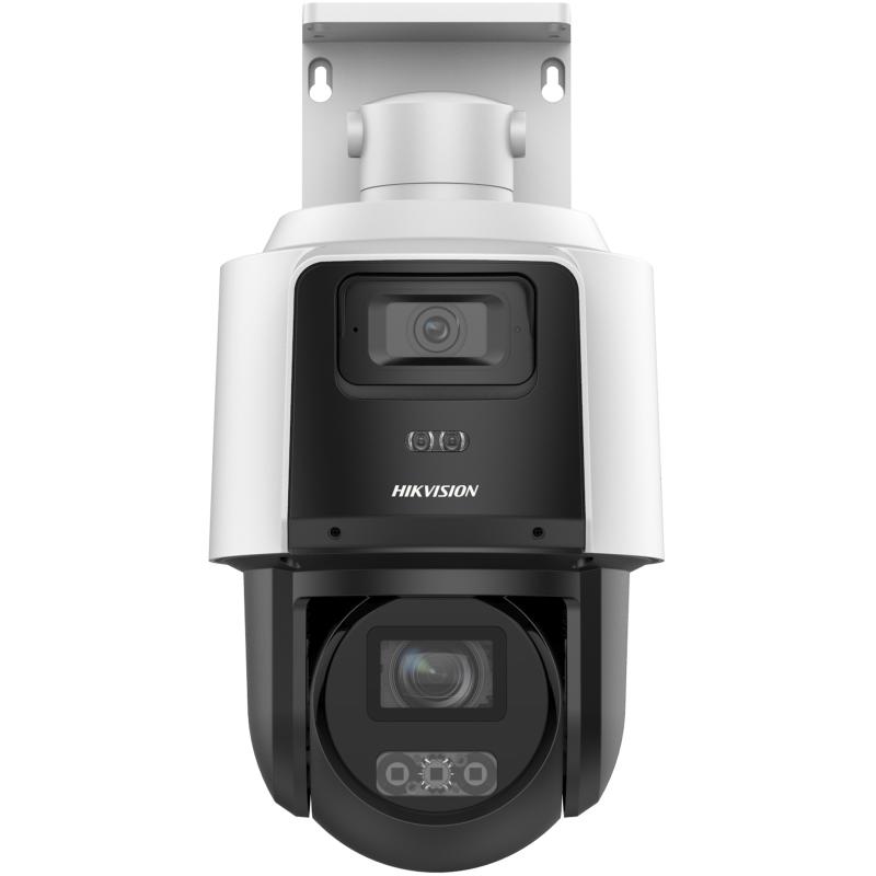 Hikvision - Surveillance camera - Indoor / Outdoor - 4MP+4MP 4X POE PTZ