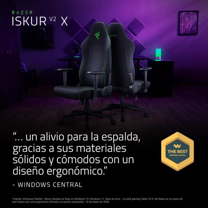 Razer - Iskur V2 X - Gaming Chair – Bl