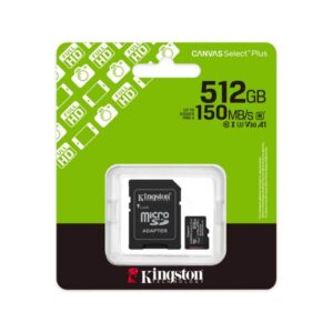 Kingston - Flash memory card - microSDHC - 512GB microSDXC Canvas Select