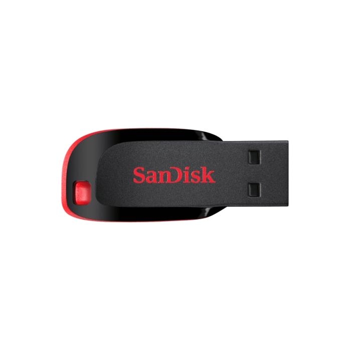SanDisk Cruzer Blade - Unidad flash USB - 32 GB - USB 2.0 - rojo, negro elegante