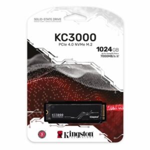 Kingston KC3000 - SSD - 1024 GB - interno - M.2 2280 - PCIe 4.0 (NVMe) - para Intel Next Unit of Computing 12 Pro Kit - NUC12WSKi5