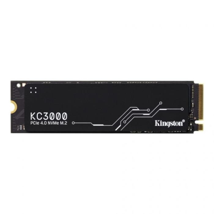 Kingston KC3000 - SSD - 512 GB - interno - M.2 2280 - PCIe 4.0 (NVMe) - para Intel Next Unit of Computing 12 Pro Kit - NUC12WSKi5