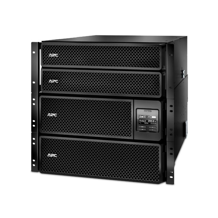 APC Smart-UPS SRT 10000VA RM - UPS (montaje en bastidor) - CA 208 V - 10 kW - 10000 VA - Ethernet 10/100, USB - conectores de salida: 10 - 10U - 19" - negro - con Transformador reductor de 208/240 V a 120 V 10 kVA - para P/N: AR4018SPX432, AR4024SP, AR4024SPX429, AR4024SPX431, AR4024SPX432, NBWL0356A
