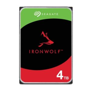 Seagate IronWolf ST4000VN006 - Disco duro - 4 TB - interno - SATA 6Gb/s - 5400 rpm - búfer: 256 MB - con Recuperación de datos Seagate Rescue de 3 años