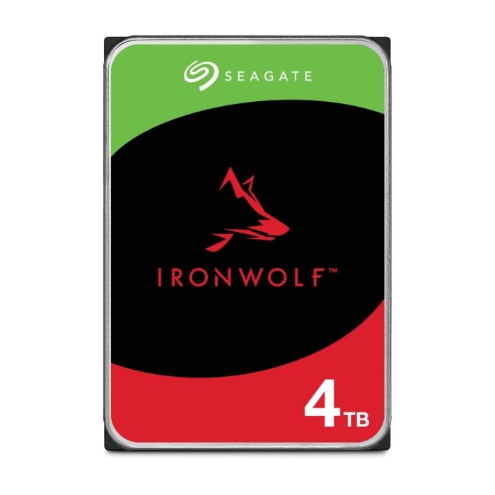 Seagate IronWolf ST4000VN006 - Disco duro - 4 TB - interno - SATA 6Gb/s - 5400 rpm - búfer: 256 MB - con Recuperación de datos Seagate Rescue de 3 años