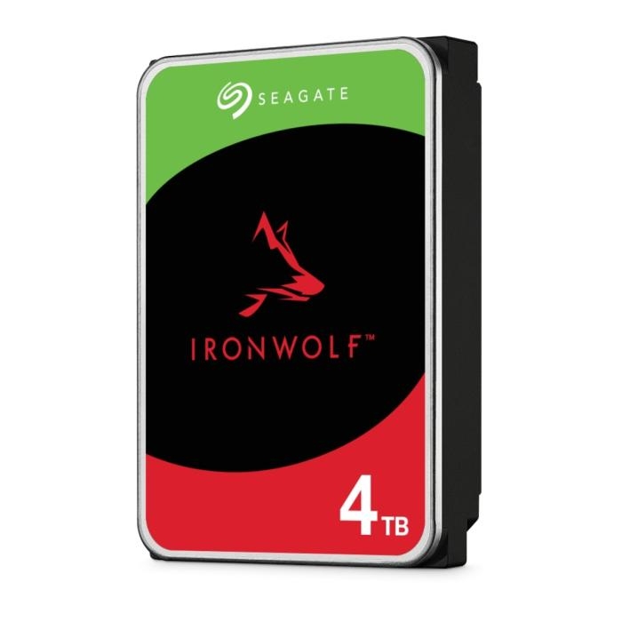 Seagate IronWolf ST4000VN006 - Disco duro - 4 TB - interno - SATA 6Gb/s - 5400 rpm - búfer: 256 MB - con Recuperación de datos Seagate Rescue de 3 años