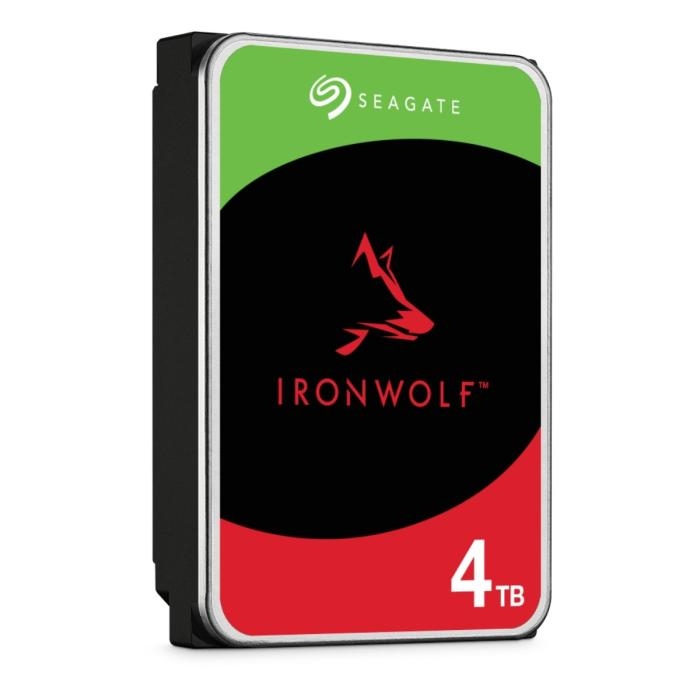 Seagate IronWolf ST4000VN006 - Disco duro - 4 TB - interno - SATA 6Gb/s - 5400 rpm - búfer: 256 MB - con Recuperación de datos Seagate Rescue de 3 años