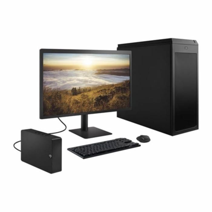 Seagate Expansion STKP12000400 - Disco duro - 12 TB - externo (sobremesa) - USB 3.0 - negro - con Seagate Rescue Data Recovery